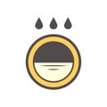 Underground water pipe icon