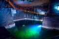 Underground Wieliczka Salt Mine 13th century, one of the world`s oldest salt mines, near Krakow, Poland. Royalty Free Stock Photo