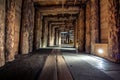 Underground Wieliczka Salt Mine 13th century, one of the world`s oldest salt mines, near Krakow, Poland. Royalty Free Stock Photo