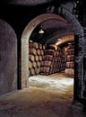 Underground Wine Cellar Royalty Free Stock Photo