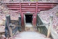 Undergroung mine passage in the mountains