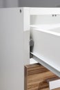 Undermount Drawer Slides - glides closeup detail - Furniture hardware