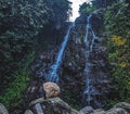 Underneath the Majestic Waterfall