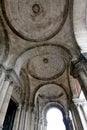 Underneath the portico at Sacre Coeur Basilica, Paris, France Royalty Free Stock Photo