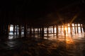 Underneath Santa Monica Pier