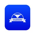 Underpant fashion icon blue vector