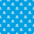 Underpant male pattern vector seamless blue