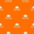 Underpant pattern vector orange