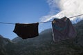 Underpants on clothesline