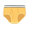 underpants underwear men cartoon vector illustration Royalty Free Stock Photo