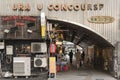 Underpass Yurakucho Concourse under the railway line of the stat