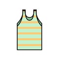 Undershirt LineColor illustration