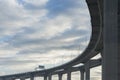 Elevated highway and bridge Royalty Free Stock Photo