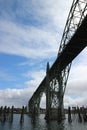 Underside of the Newport Bridge in Oregon