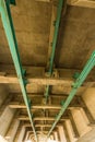 Underside of the Second Severn Crossing, bridge over Bristol Channel between England and Wales. Five Kilometres or Three and one Royalty Free Stock Photo