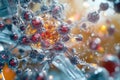Understanding atomic structure through intricate visualization of molecules and particles