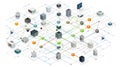 Understanding Complex Network Systems, Exploring Interconnections of Servers, Devices, and Data Flow for Efficient