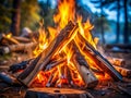 Understanding Fire Safety A Visual Guide to the Fire Triangle Fuel Heat and Oxygen Explained Royalty Free Stock Photo