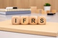 Understanding IFRS The Global Standards shaping international financial reporting practices Royalty Free Stock Photo