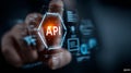 Understanding and Implementing Application Programming Interfaces for Modern Development Royalty Free Stock Photo