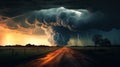 Understanding the Power and Surviving the Fury of Massive Storm and Tornado Event, Generative AI