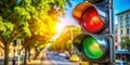 Understanding Traffic Signals A Comprehensive Guide to Red Yellow and Green Lights at an Intersection