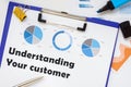 Understanding Your customer inscription on the page