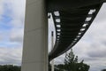 Undersurface of Bob Kerrey foot bridge Omaha Nebraska USA