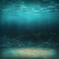 Underwater abstract background Royalty Free Stock Photo