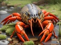 Underwater Ballet: Captivating Crayfish in Natural Splendor