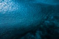 Underwater barrel wave in tropical ocean in Oahu. Wave texture in ocean