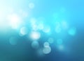 Underwater blue blurred background.Winter xmas backdrop. Royalty Free Stock Photo