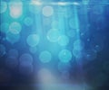 Underwater Bokeh Background Royalty Free Stock Photo