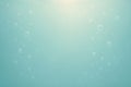 Underwater Bubbles blue background Royalty Free Stock Photo