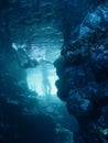 Underwater cave el nido palawan philippines