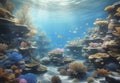 Underwater Coral Reff Scene