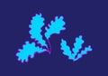 Underwater cute seaweed plants set. Cartoon seaware vector illustration, sea alga collection, isolated on blue background