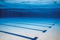 Underwater Empty Swimming Pool.