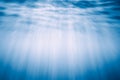 Underwater Light Rays Royalty Free Stock Photo
