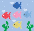 Underwater love Royalty Free Stock Photo