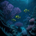 Underwater Paradise: Coral Reef and Colorful Fish