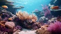 Underwater Coral Reef: Unreal Engine 5 Realistic Still Lifes With Dramatic Lighting