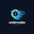 Underwater Photography Logo Design Symbol Icon