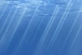 Underwater rays Royalty Free Stock Photo