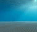 Underwater Rays Royalty Free Stock Photo