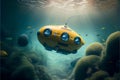 Underwater robot drone created with Generative Ai