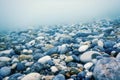 Underwater Rocks and Pebbles on the Seabed Royalty Free Stock Photo