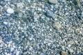 Underwater Rocks and Pebbles on the Seabed Royalty Free Stock Photo