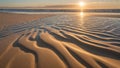 Underwater Sand Dunes Sunlight Beams Refracting Through Water Royalty Free Stock Photo