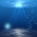 Underwater Scene Royalty Free Stock Photo